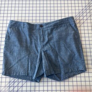 Merona Women's Blue Chambray Shorts